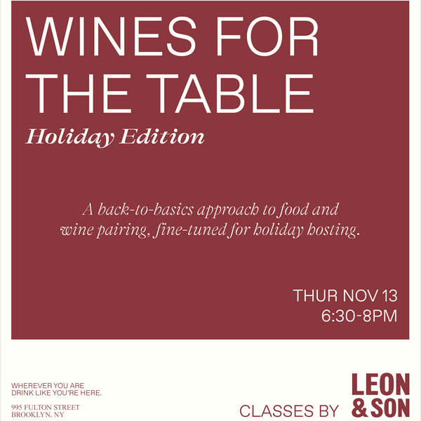 Wines for the Table: Holiday Edition