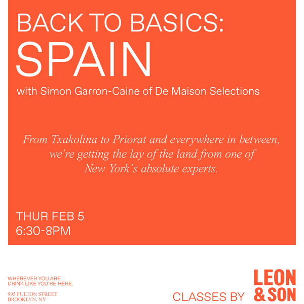 Back to Basics: Spain with Simon Garron-Caine of De Maison Selections