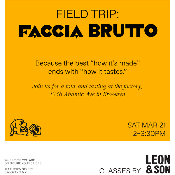 Field Trip: Faccia Brutto Factory 3/21