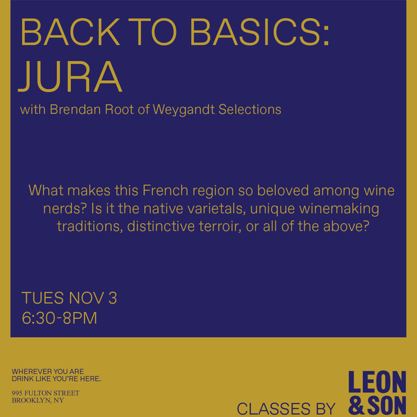 Back to Basics: Jura with Brendan Root of Weygandt Selections