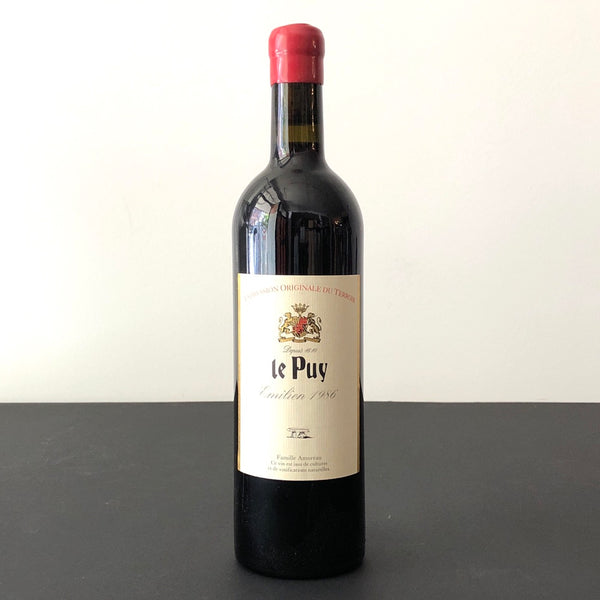 Château du Puy 1986 赤ワイン 1986 Chateau le Puy 'Cuvee Emilien', Cotes de Francs, France