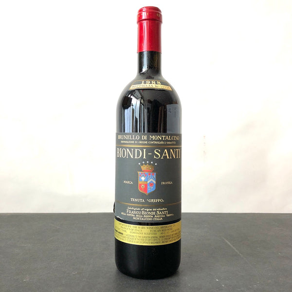 1988 Biondi Santi Tenuta Greppo Brunello di Montalcino DOCG, Tuscany, Italy