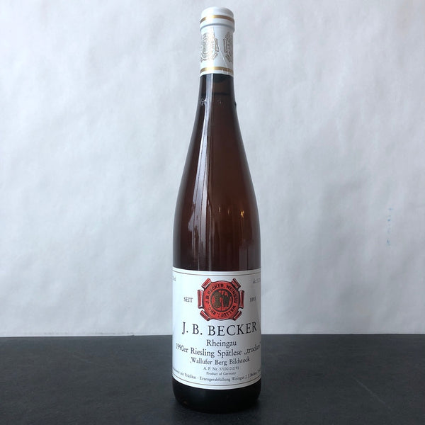 1990 J.B. Becker Wallufer Berg Bildstock Riesling Spatlese Trocken, Rheingau, Germany