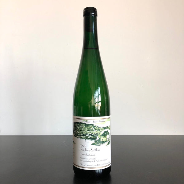 1994 Weingut Hermann Ludes Thornicher Ritsch Riesling Spatlese, Mosel, Germany
