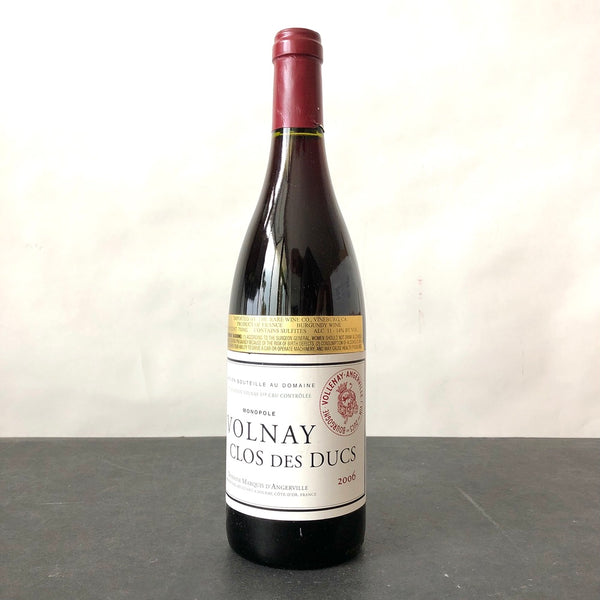 2006 Domaine Marquis d'Angerville Clos des Ducs Volnay Premier Cru, France
