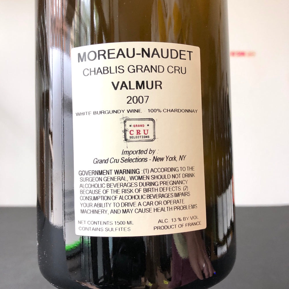 2007 Domaine Moreau-Naudet Valmur Chablis Grand Cru, France 1.5L Magnum