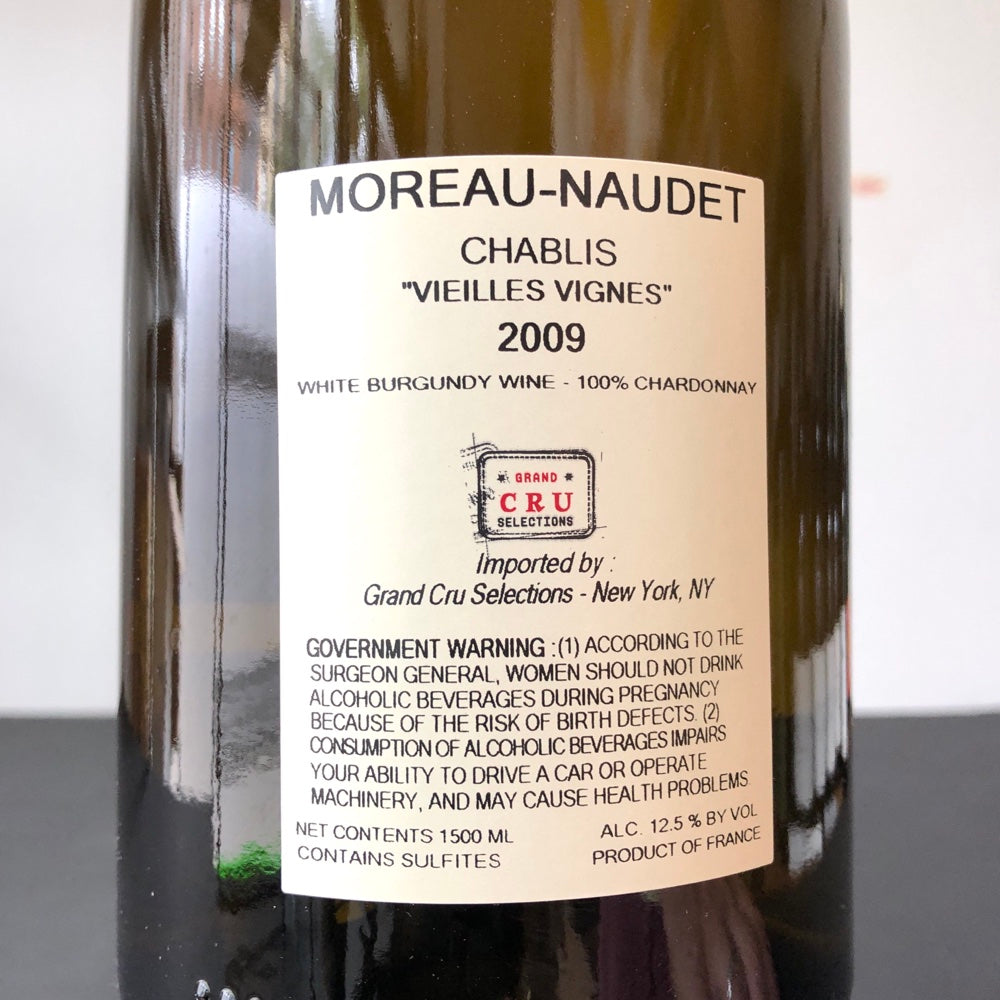 2009 Domaine Moreau-Naudet Chablis 'Pargues', Vielles Vignes, France  1.5L Magnum