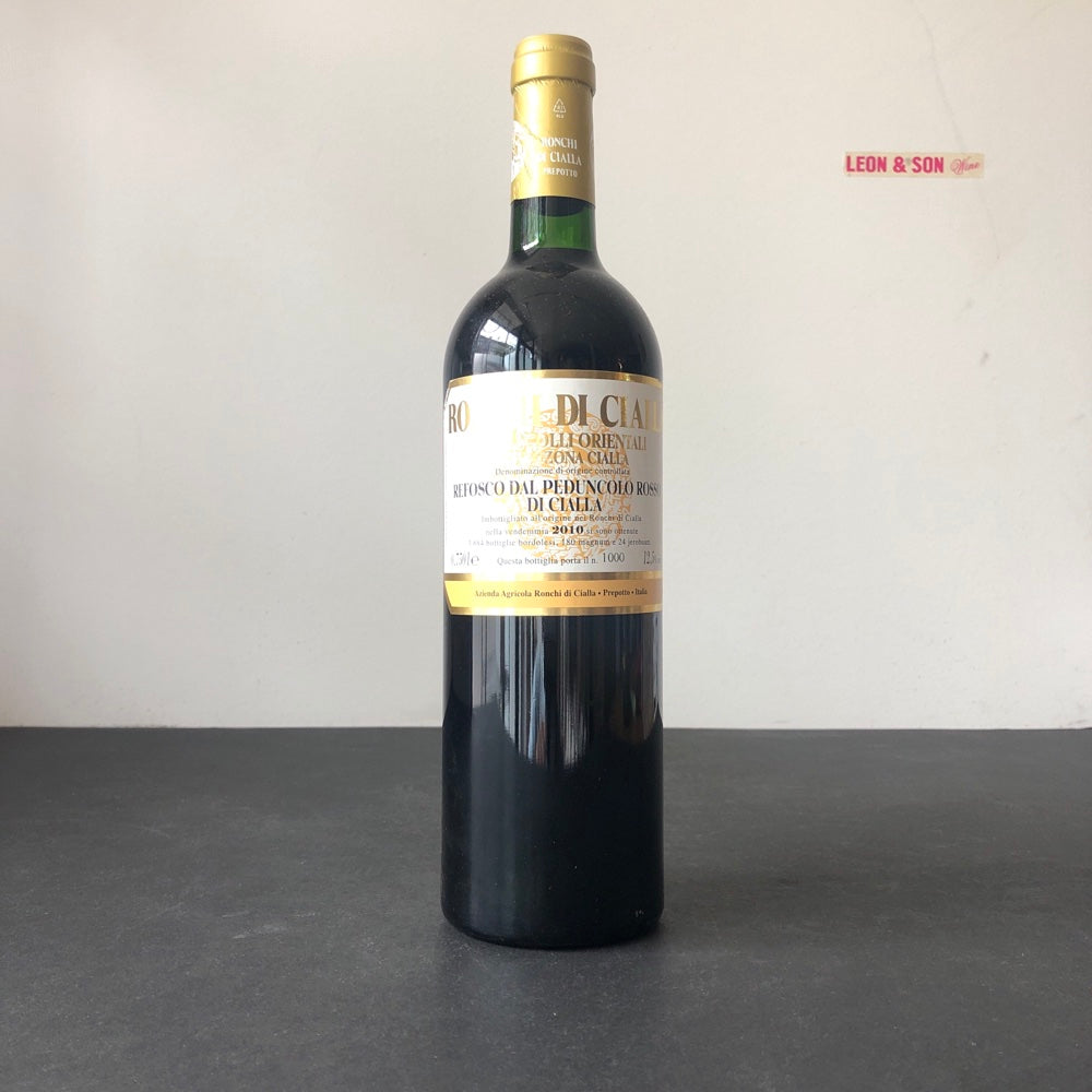 2010 Ronchi di Cialla Refosco dal Peduncolo Rosso, Colli Orientali del Friuli Cialla