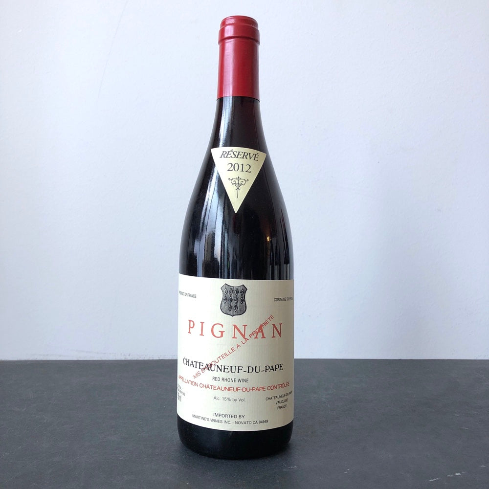 2012 Chateau Rayas, Chateauneuf du Pape 'Pignan', Rhone Valley, France