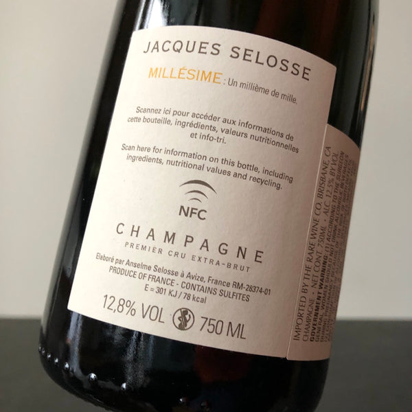 2012 Jacques Selosse Millesime, Champagne, France