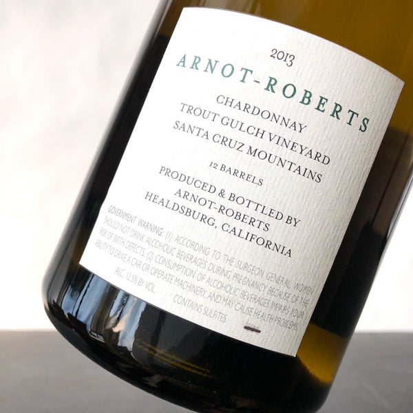 2013 Arnot-Roberts Trout Gulch Vineyard Chardonnay Santa Cruz Mountains, USA 1.5L Magnum
