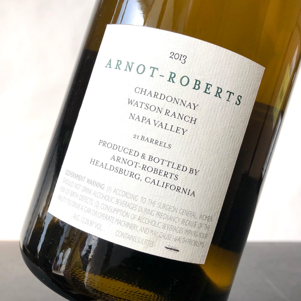 2013 Arnot-Roberts Watson Ranch Chardonnay, Napa Valley, USA 1.5L Magnum