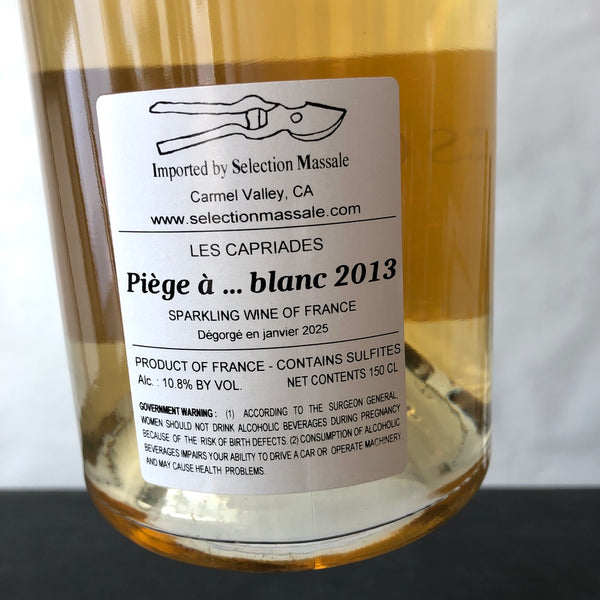 2013 Les Capriades Piege a Filles Blanc IGP Val de Loire Loir-et-Cher, France Magnum
