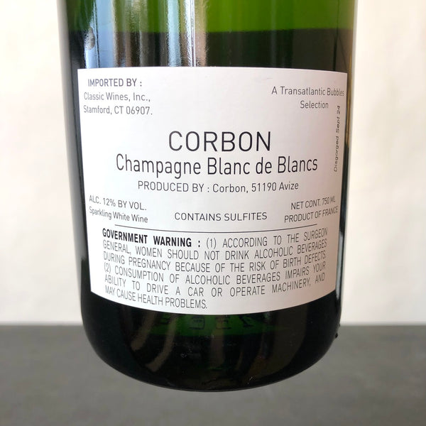 2014 Corbon Blanc de Blancs Grand Cru Avize Brut Champagne, France