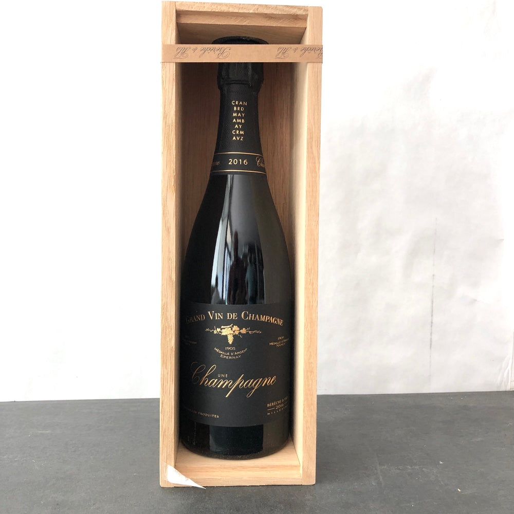 2016 Bereche et Fils 'UNE', Champagne, France