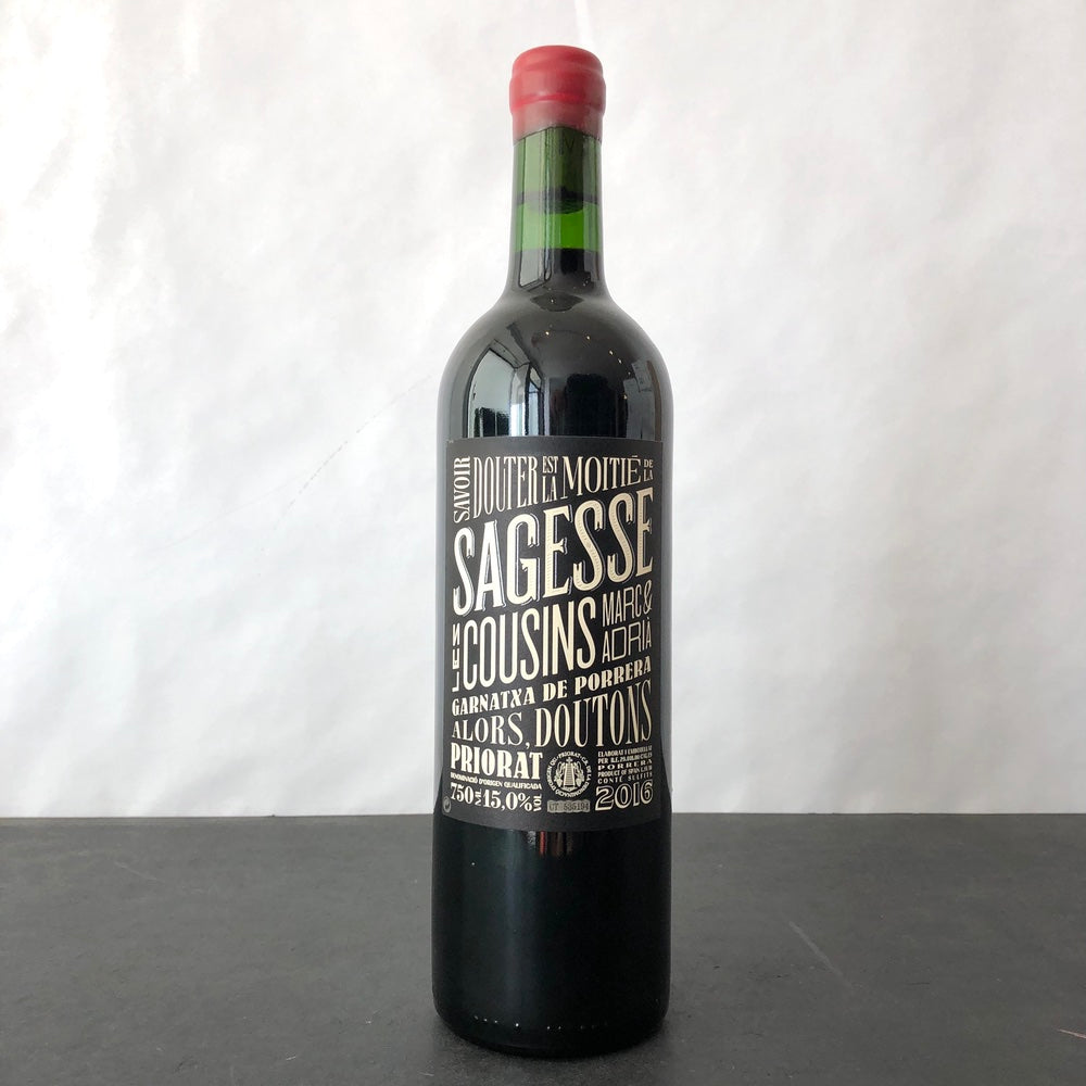 2016 Bodega Les Cousins Marc & Adria La Sagesse, Priorat DOCa, Spain