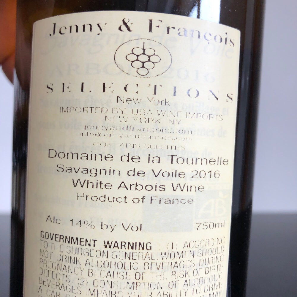 2016 Domaine de la Tournelle Arbois Savagnin de Voile, Jura, France