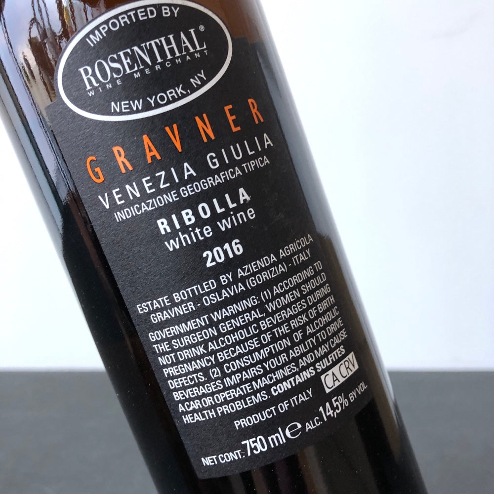 2016 Gravner Ribolla Venezia Giulia IGT, Friuli-Venezia 2016 Gravner Ribolla Venezia Giulia IGT, Friuli-Venezia