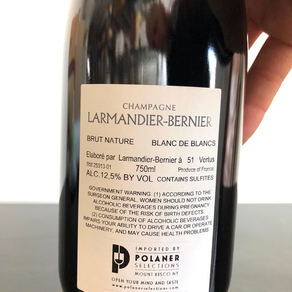 2016 Larmandier-Bernier Terre de Vertus Blanc de Blancs Premier Cru Non-Dose Champagne, France