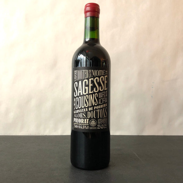 2017 Bodega Les Cousins Marc & Adria La Sagesse, Priorat DOCa, Spain