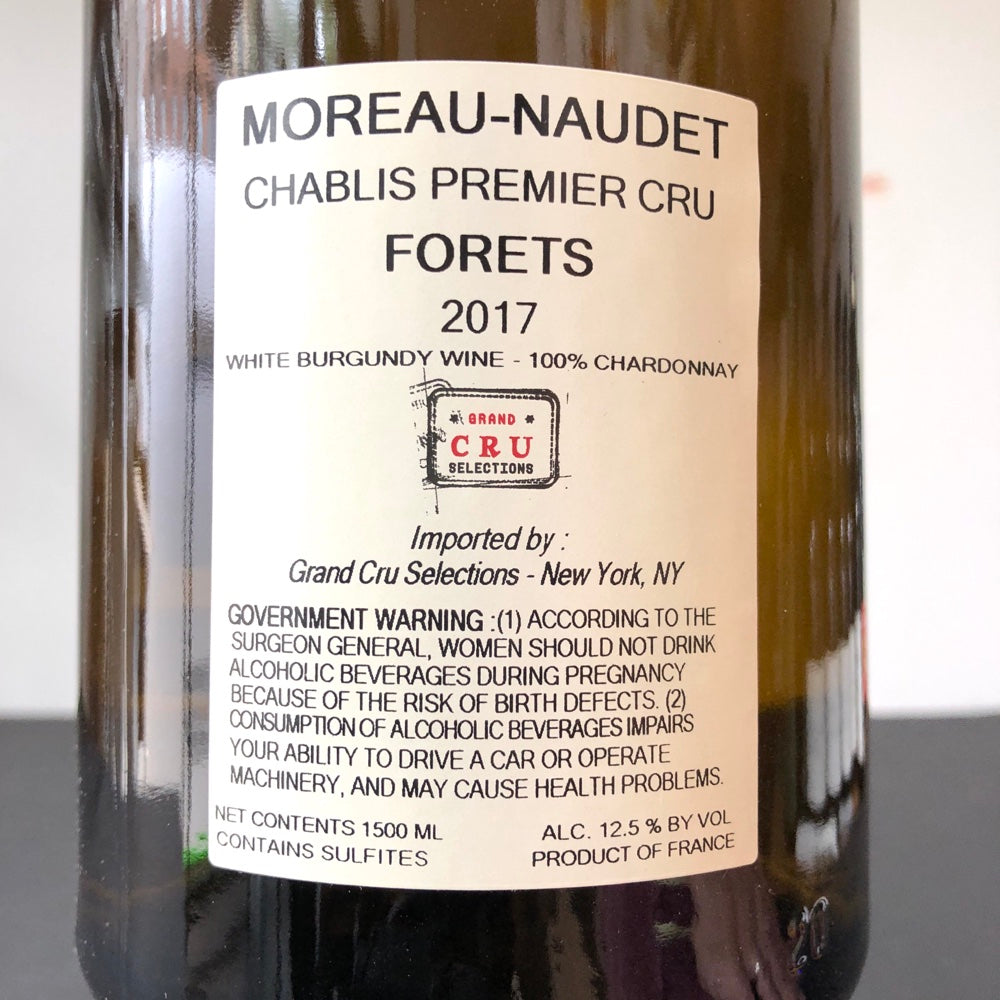 2017 Domaine Moreau-Naudet Forets Chablis Premier Cru, France 1.5L Magnum