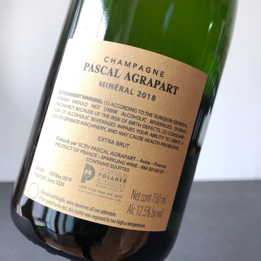 2018 Agrapart & Fils Mineral Blanc de Blancs Grand Cru Extra Brut Champagne, France