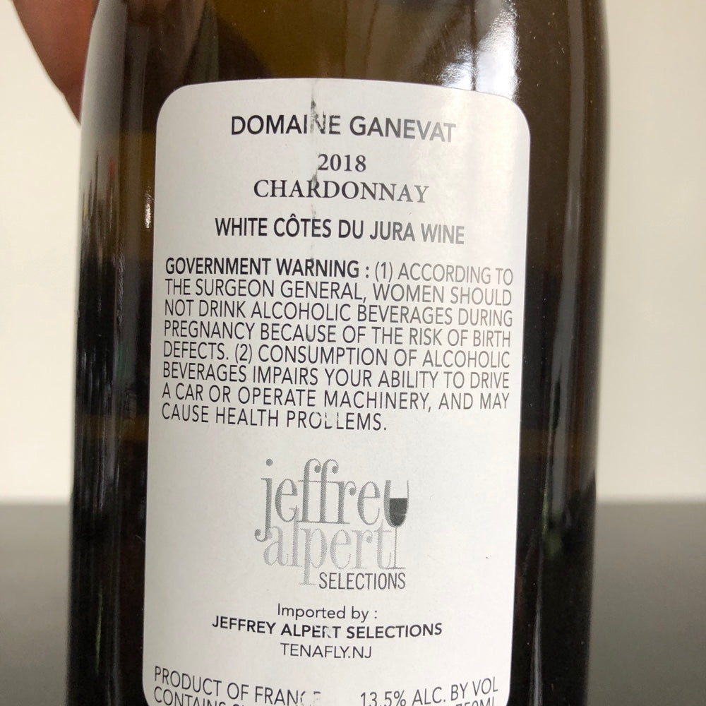 2018 Anne et Jean-Francois Ganevat Cotes du Jura Les Grands Teppes Vie ...