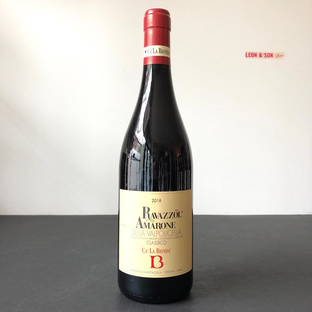 2018 Ca La Bionda “Ravazzòl” Amarone della Valpolicella Classico, Veneto, Italy