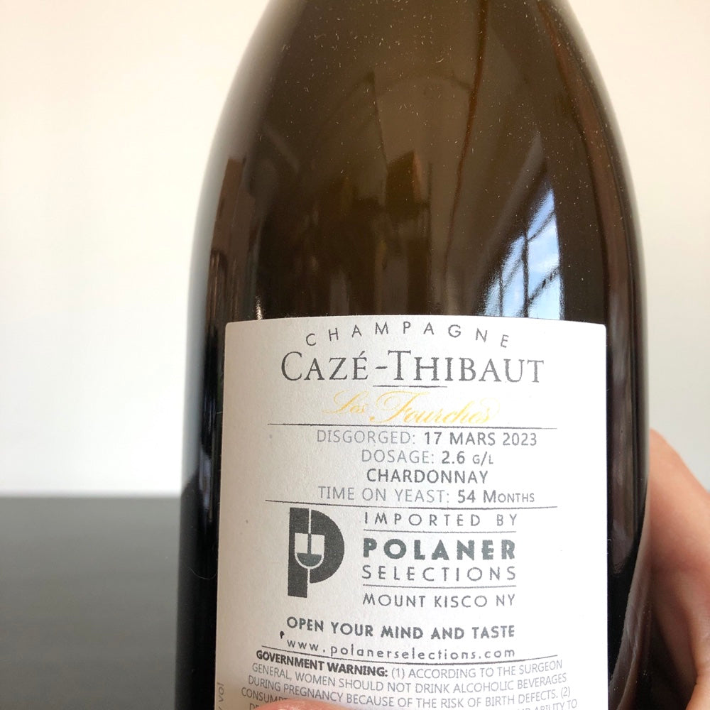 2018 Caze-Thibaut 'Les Fourches' Extra Brut, Champagne, France