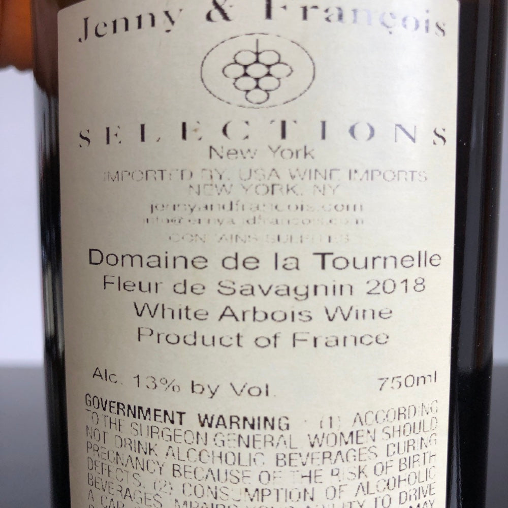 2018 Domaine de la Tournelle Arbois Fleur de Savagnin Jura, France