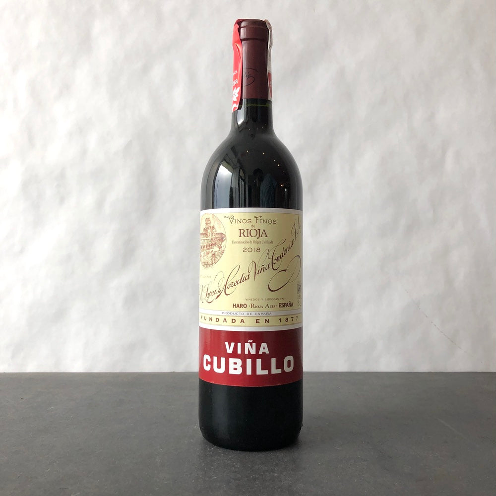 2018 Lopez De Heredia, Rioja Crianza 'Vina Cubillo', Spain