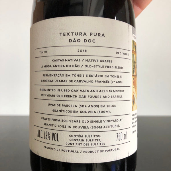 2018 Textura Pura Tinto, Dao Magnum, Portugal