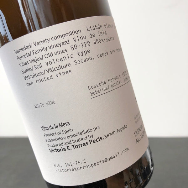 2018 Victoria Torres Pecis, 3+4 (Listan Blanco), La Palma, Spain