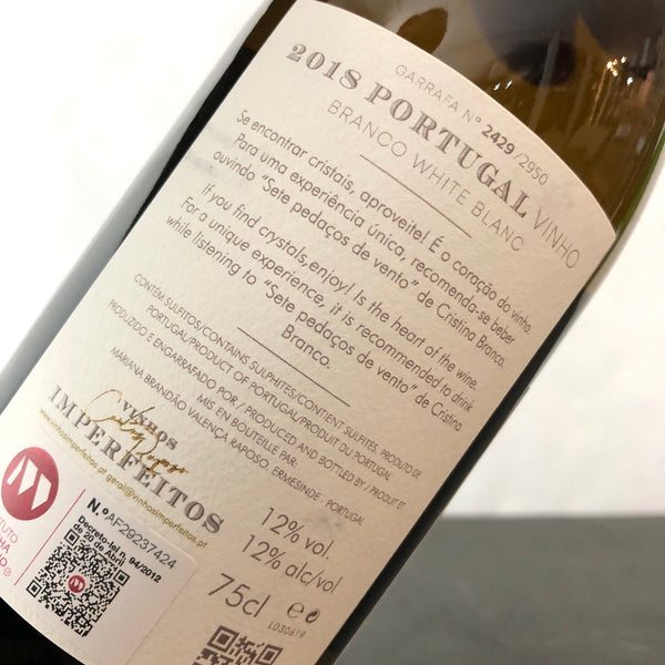 2018 Vinhos Imperfeitos 'D&V Code' Branco, Portugal