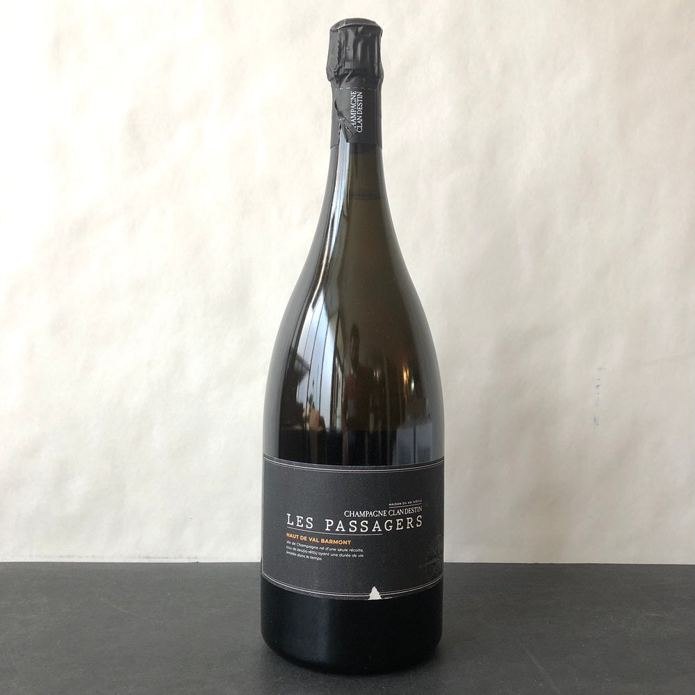 2019 Clandestin Les Passagers Haut de Val Barmont Brut Nature, Champagne, France 1.5L Magnum