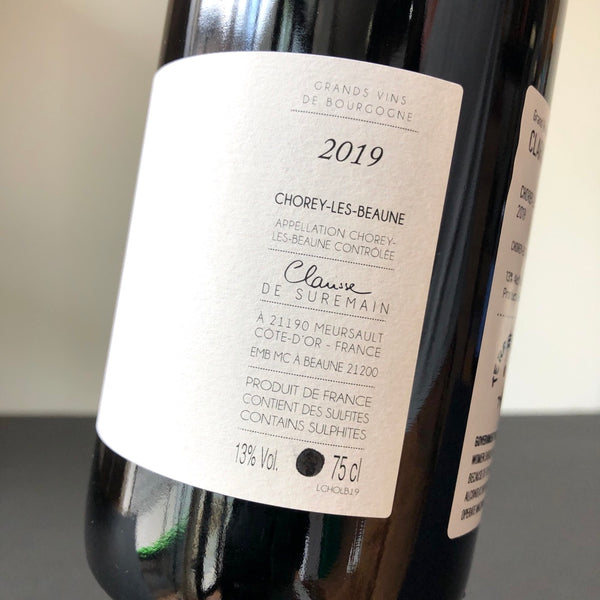 2019 Clarisse de Suremain Chorey-les-Beaune, Cote de Beaune, France