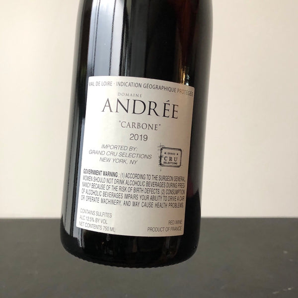 2019 Domaine Andree Anjou Carbone Rouge Loire, France