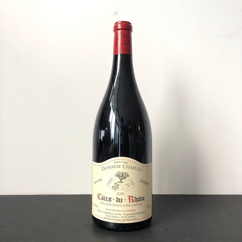 2019 Domaine Charvin Cotes du Rhone Le Poutet, Rhone, France (1.5L Magnum)