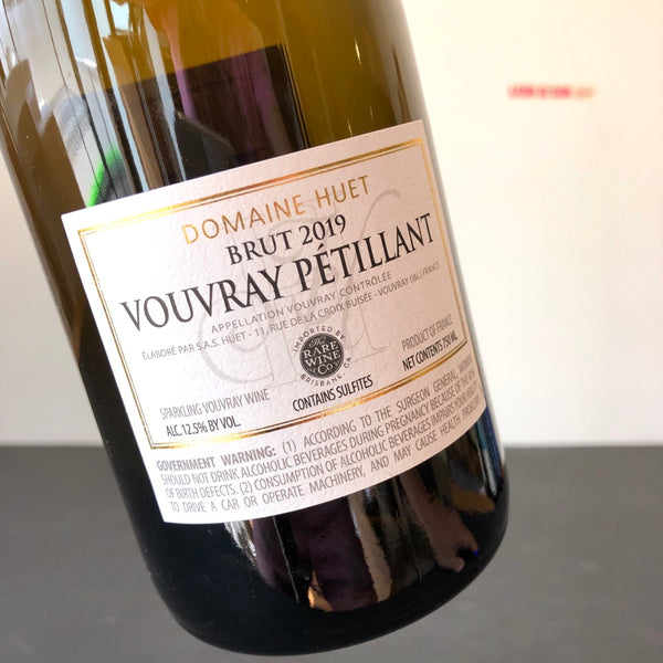 2019 Domaine Huet Vouvray Petillant Brut Loire, France