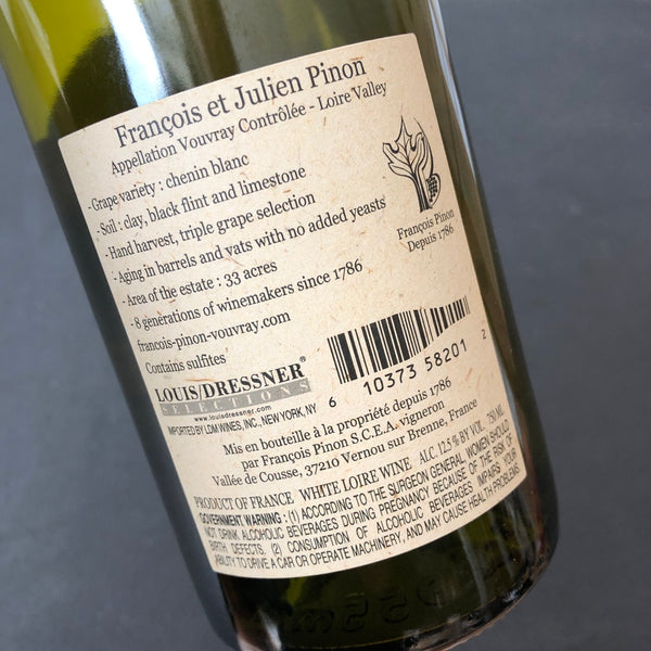 2019 Francois Pinon Vouvray 'Trois Argiles', Loire, France