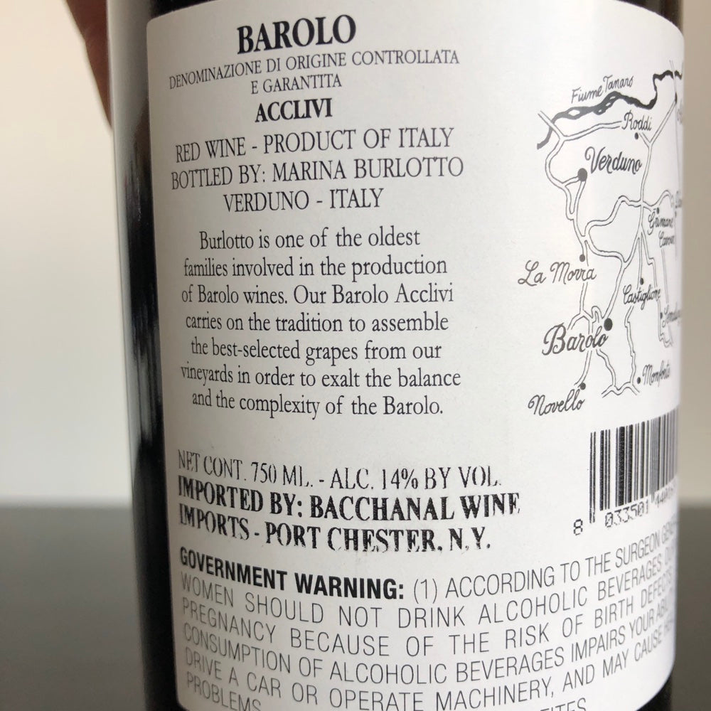 2021 G.B. Burlotto, Barolo Acclivi, Piedmont, Italy