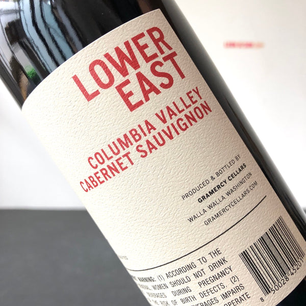 2019 Gramercy Cellars 'Lower East' Cabernet Sauvignon, Columbia Valley, USA