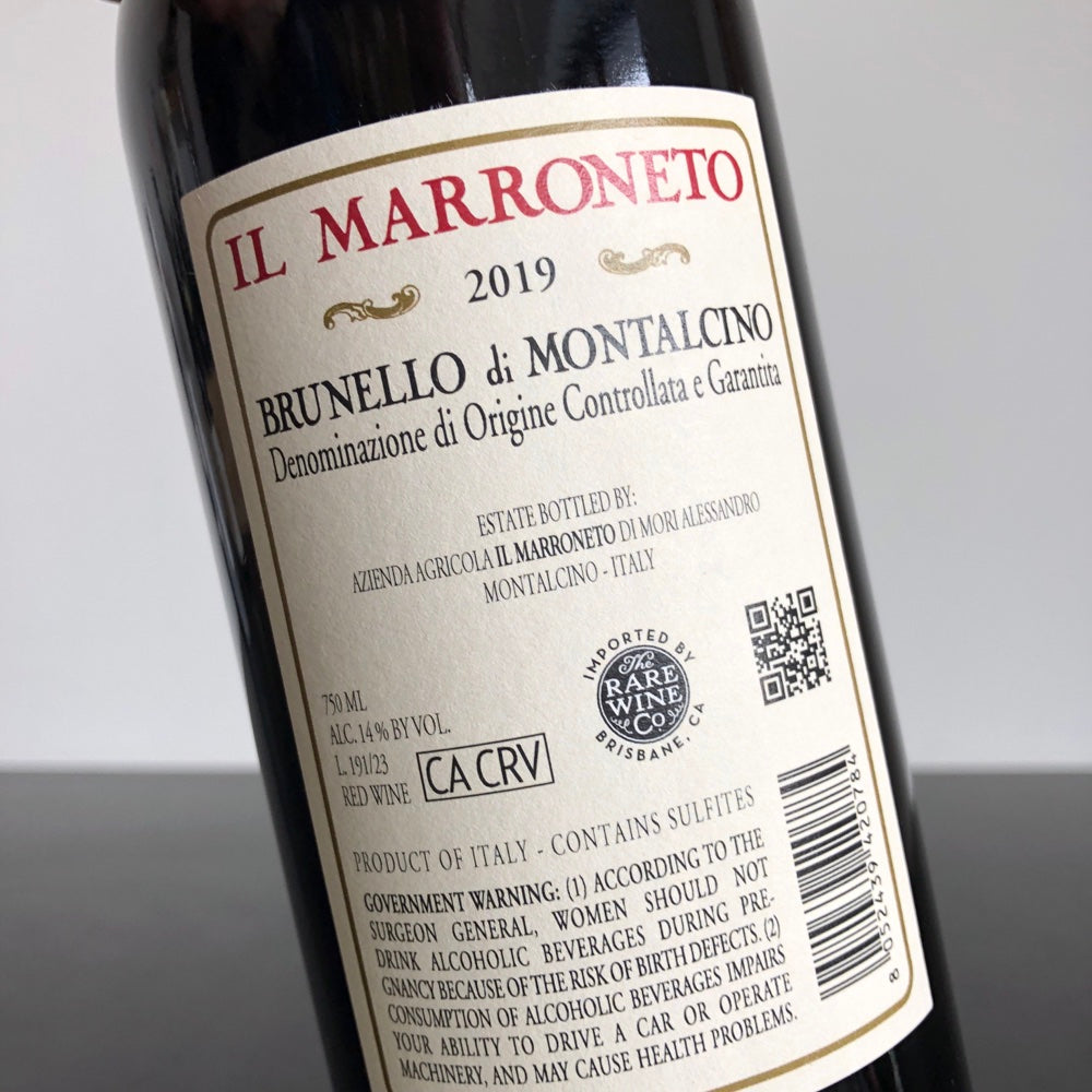 2019 Il Marroneto Brunello di Montalcino DOCG, Tuscany, Italy