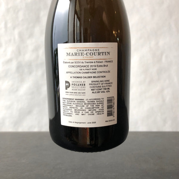 2019 Marie Courtin Champagne Concordance Extra Brut [Sans Soufre]
