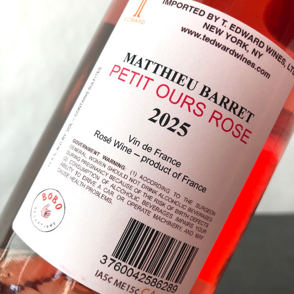 2025 Matthieu Barret Domaine du Coulet Cotes du Rhone 'Petit Ours' Rose France