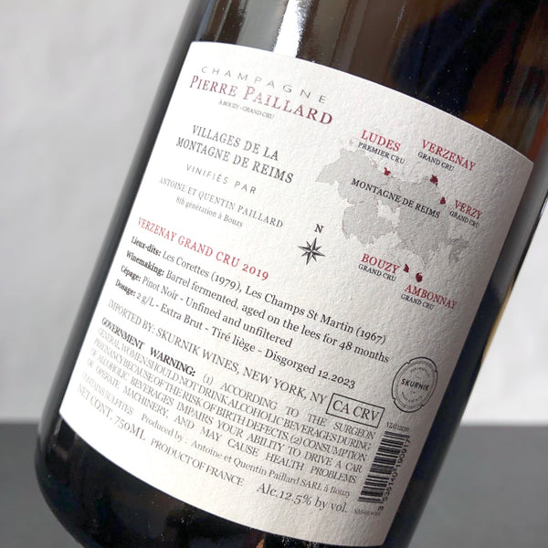 2019 Pierre Paillard Verzenay Veilles Vignes Grand Cru Extra Brut, Champagne, France