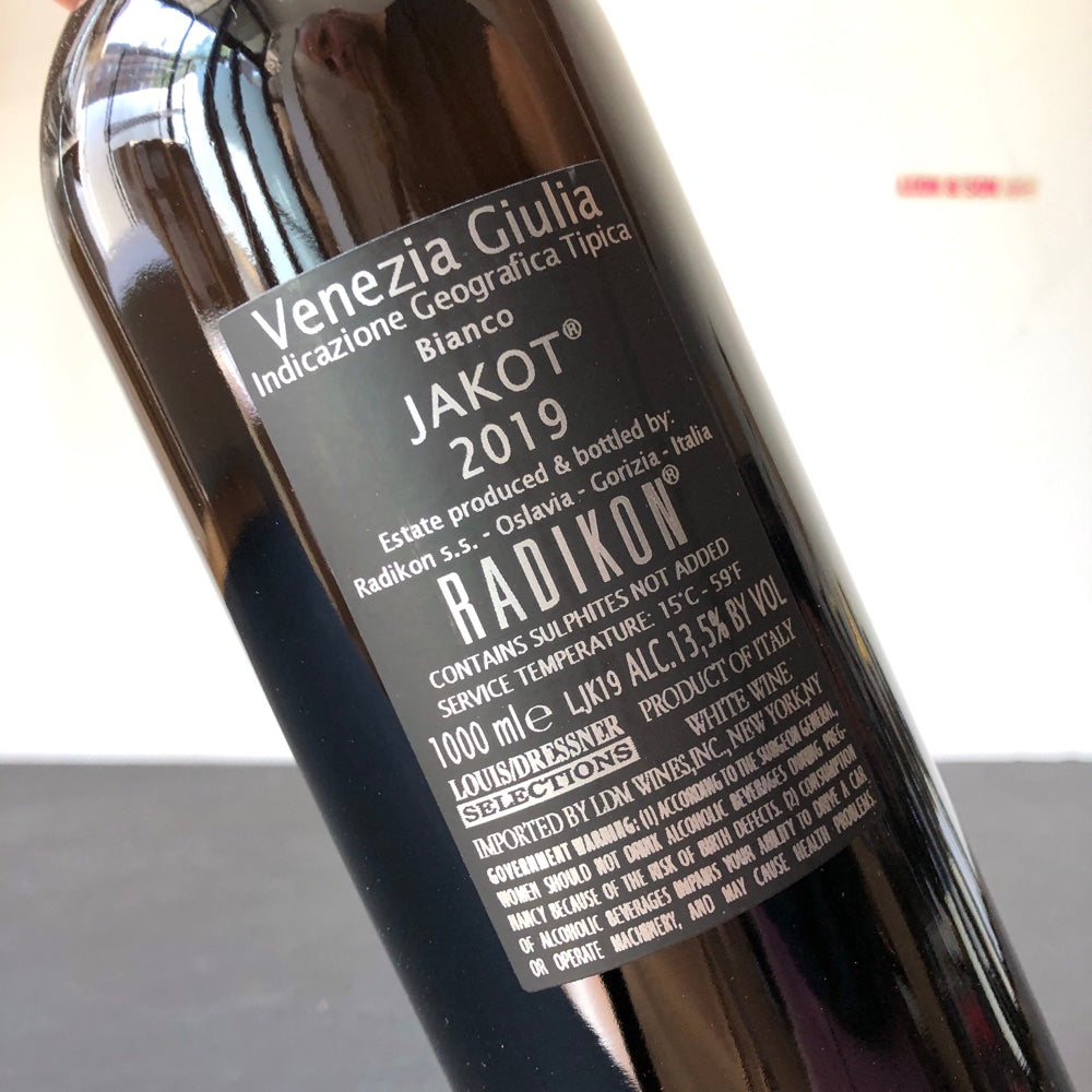 2019 Radikon 'Jakot' 1 Liter Venezia Giulia IGT, Friuli-Venezia Giulia, Italy