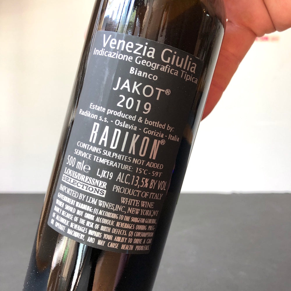 2019 Radikon 'Jakot' 500ml Venezia Giulia IGT, Friuli-Venezia Giulia, Italy