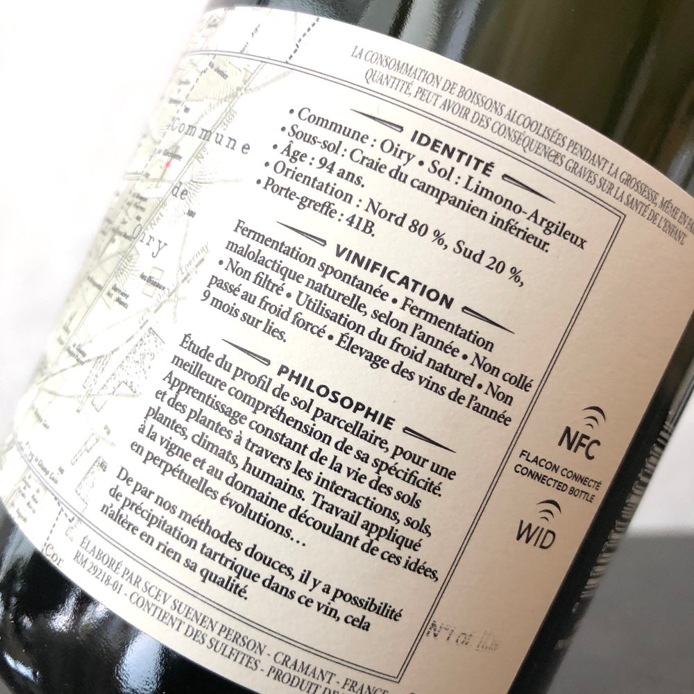 2019 Suenen 'La Cocluette' Oiry Grand Cru Blanc de Blancs Extra Brut, Champagne, France