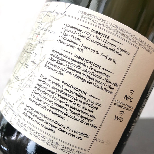 2019 Suenen 'La Cocluette' Oiry Grand Cru Blanc de Blancs Extra Brut, Champagne, France